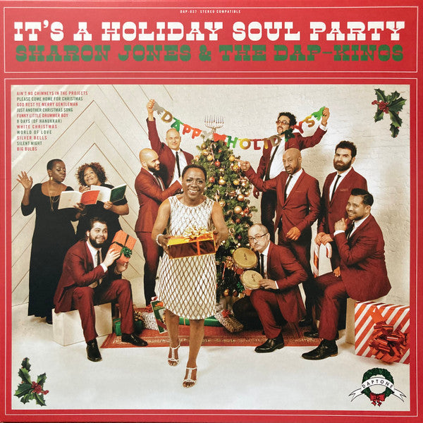 Sharon Jones & The Dap-Kings - It's A Holiday Soul Party (CANDY CANE VINYL)*DISCOUNTED* |-