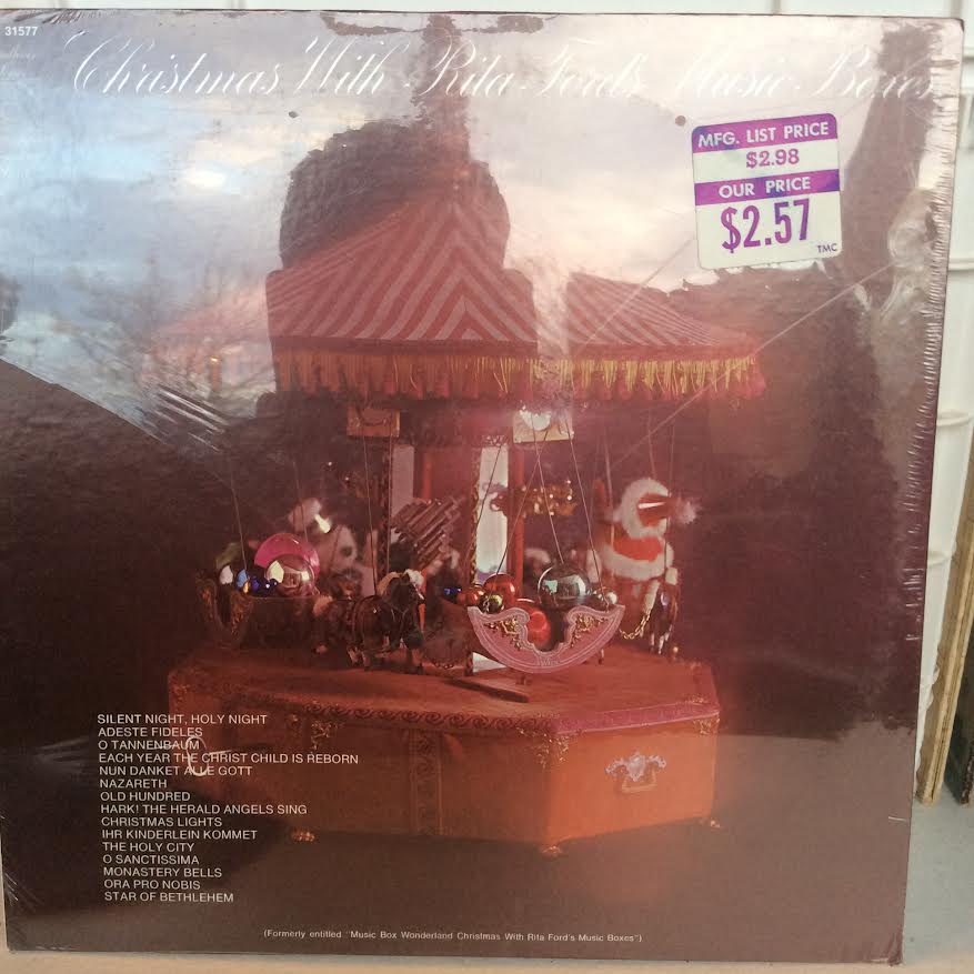 Rita Ford's Music Boxes - Christmas With Rita Ford's Music Boxes (VINYL) | Mint (M) Near Mint (NM)-