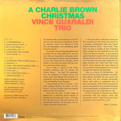 Vince Guaraldi Trio - A Charlie Brown Christmas (PICTURE VINYL) | Mint (M) Excellent (EX)-
