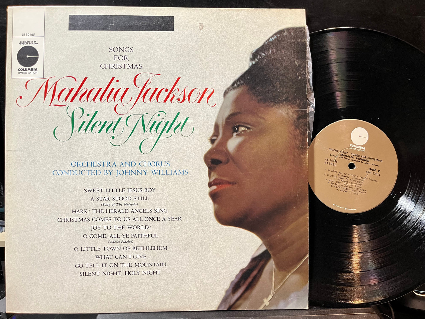 Mahalia Jackson - Silent Night - Songs For Christmas (VINYL LP COLUMBIA LIMITED EDITION LE 10165) | Excellent+ (EX+) Excellent+ (EX+)-