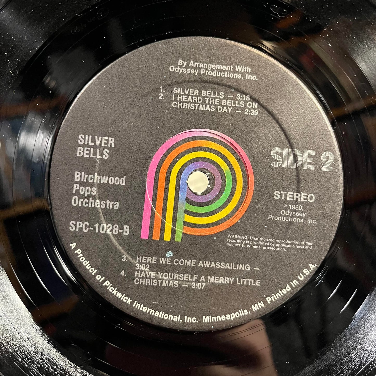 The Birchwood Pops Orchestra - Silver Bells | Excellent+ (EX+) Very Good Plus (VG+)-