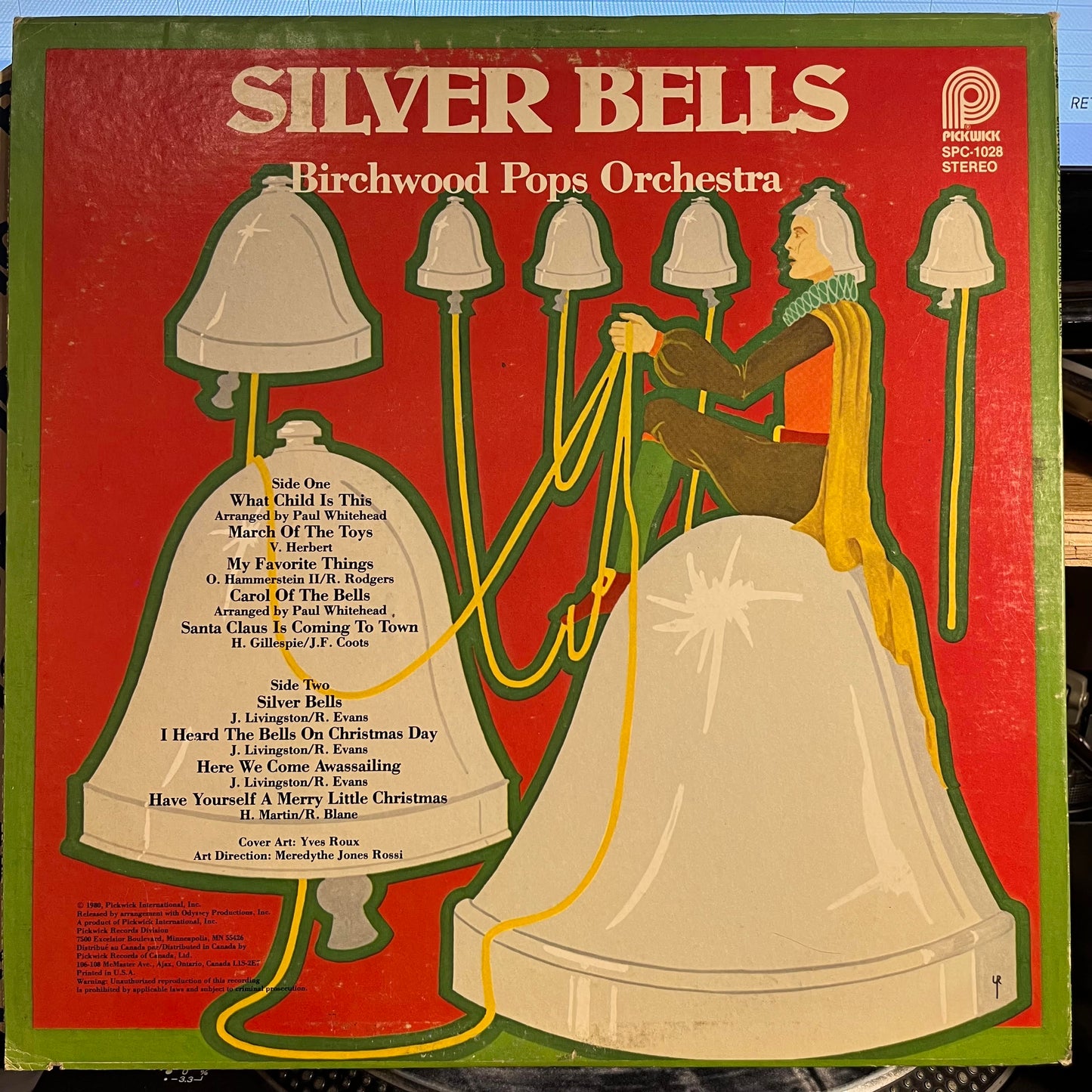 The Birchwood Pops Orchestra - Silver Bells | Excellent+ (EX+) Very Good Plus (VG+)-