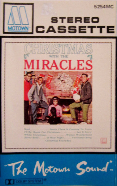 The Miracles - Christmas With The Miracles (CASSETTE) | Excellent+ (EX+) Near Mint (NM)-