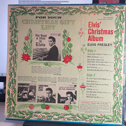Elvis Presley - Elvis' Christmas Album (VINYL) | Excellent (EX) Very Good Plus (VG+)-