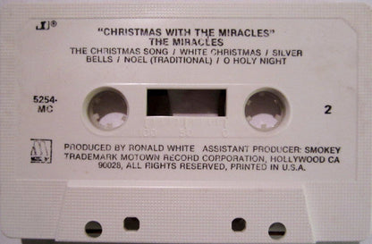 The Miracles - Christmas With The Miracles (CASSETTE) | Excellent+ (EX+) Near Mint (NM)-