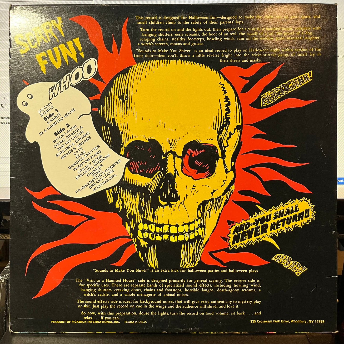 No Artist - Sounds To Make You Shiver (VINYL) | Near Mint- (NM-) Near Mint- (NM-)-
