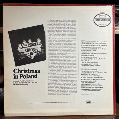 The Schola Cantorum Of S.S. Cyril And Methodius Se - Christmas In Poland (VINYL) | Near Mint- (NM-) Very Good Plus Plus (VG++)-