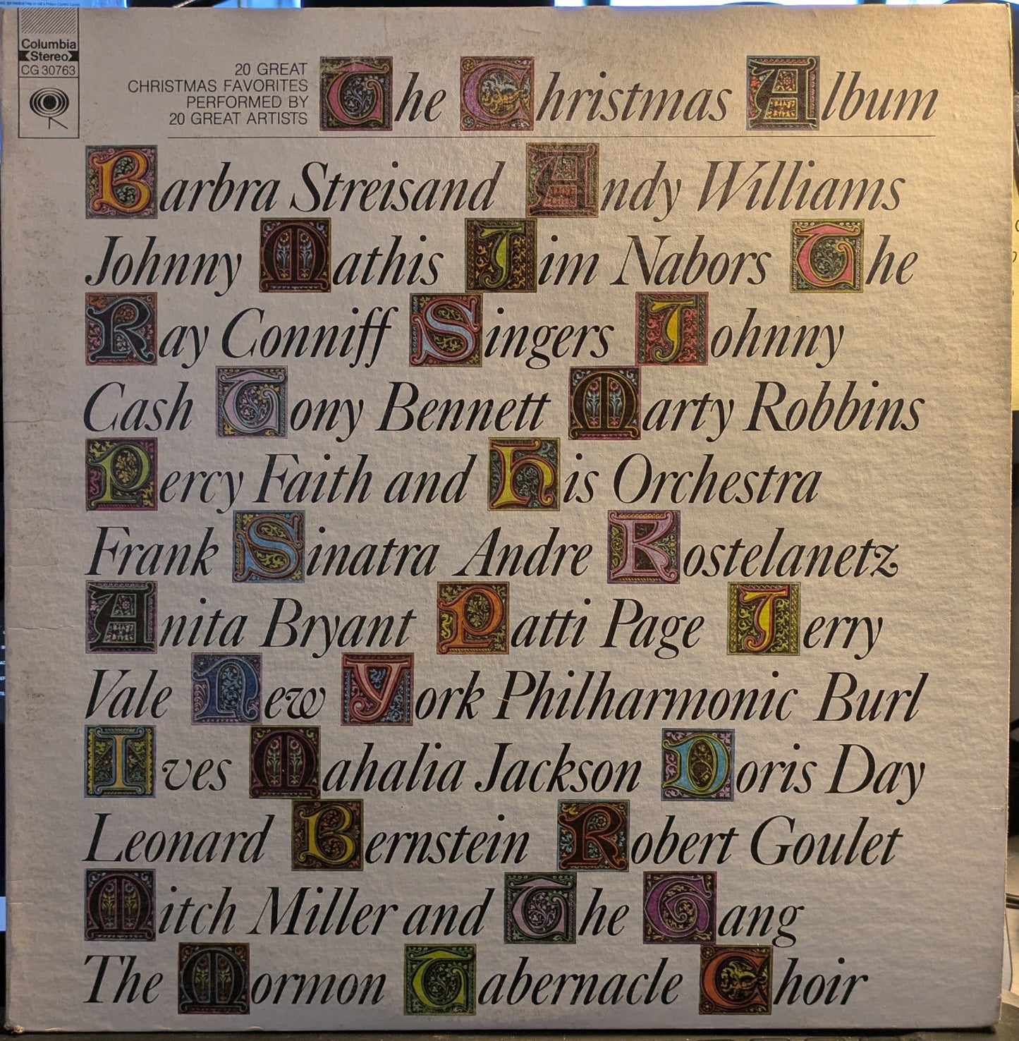 Various - The Christmas Album: 20 Great Christmas Favorites By 20 Great Artists (2xVINYL) | Near Mint (NM) Excellent+ (EX+)-