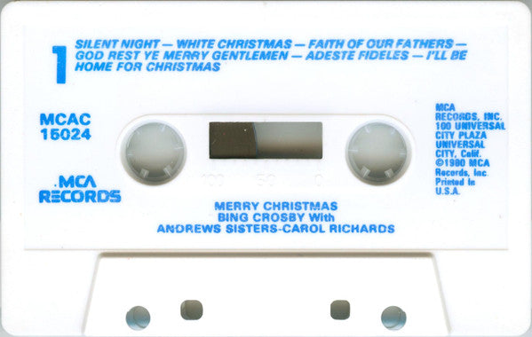 Bing Crosby - Merry Christmas *CASSETTE* | Near Mint (NM) Near Mint (NM)-