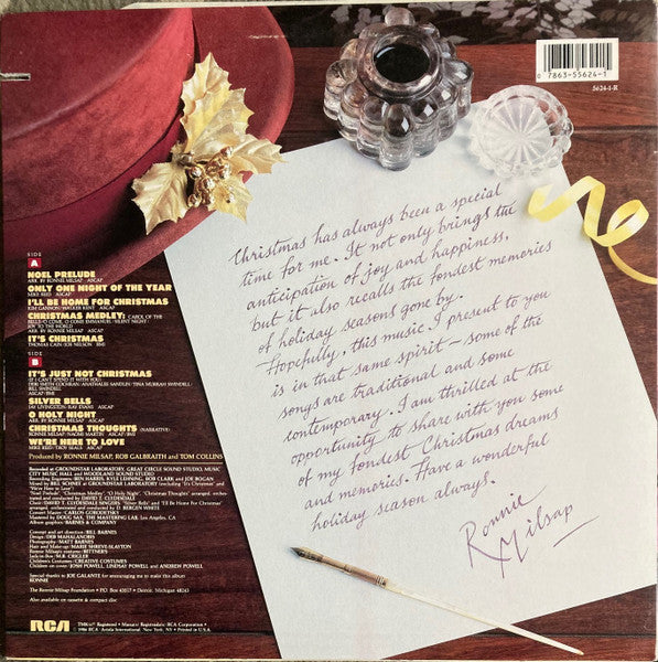Ronnie Milsap - Christmas With Ronnie Milsap (VINYL) | Near Mint (NM or M-) Near Mint (NM)-