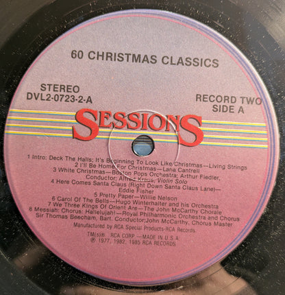 Various - 60 Christmas Classics (4xVINYL) | Near Mint (NM) Excellent (EX)-
