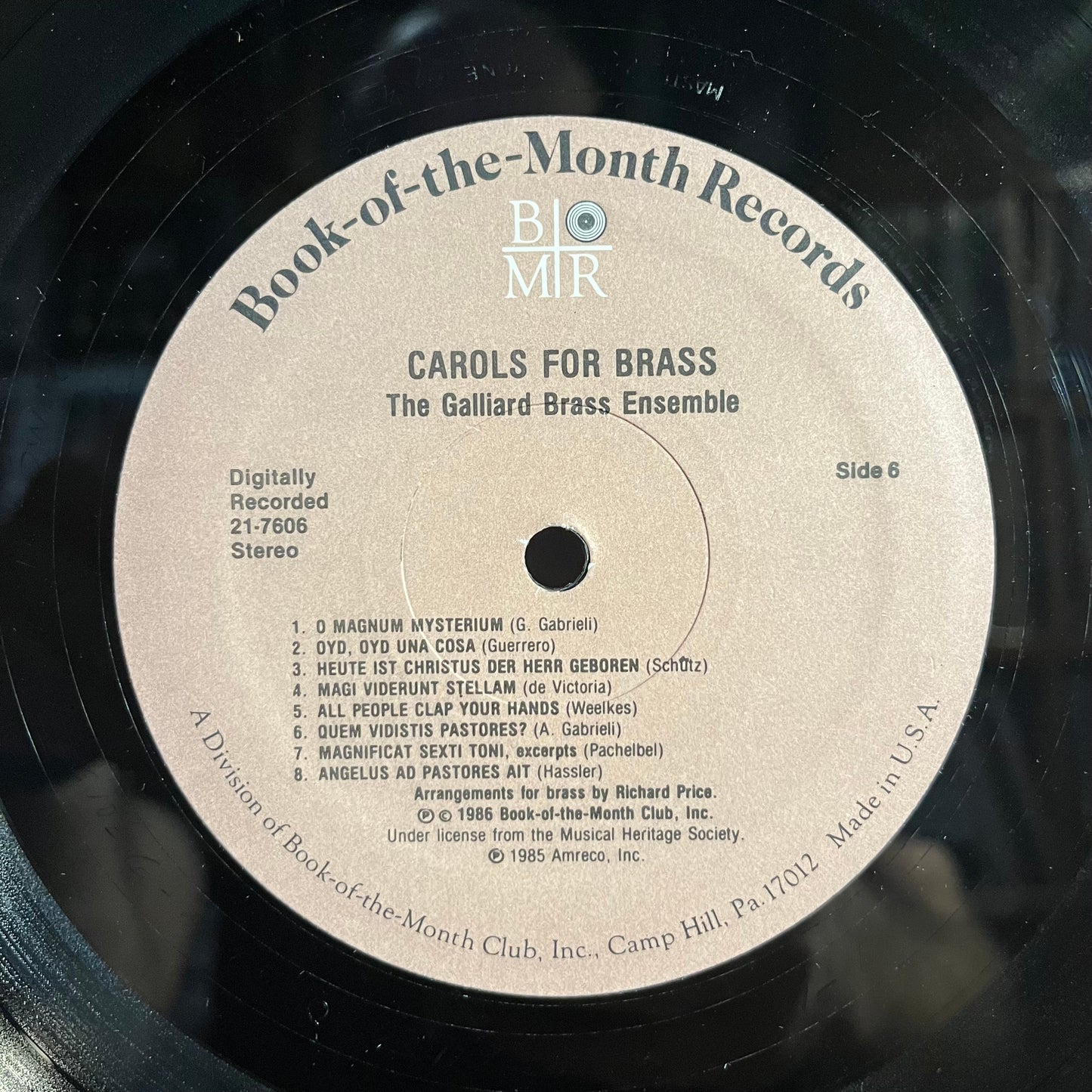 The Galliard Brass - Carols For Brass (3xLP BOX) | Near Mint (NM) Near Mint (NM)-