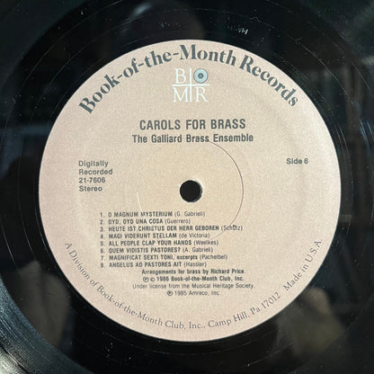 The Galliard Brass - Carols For Brass (3xLP BOX) | Near Mint (NM) Near Mint (NM)-