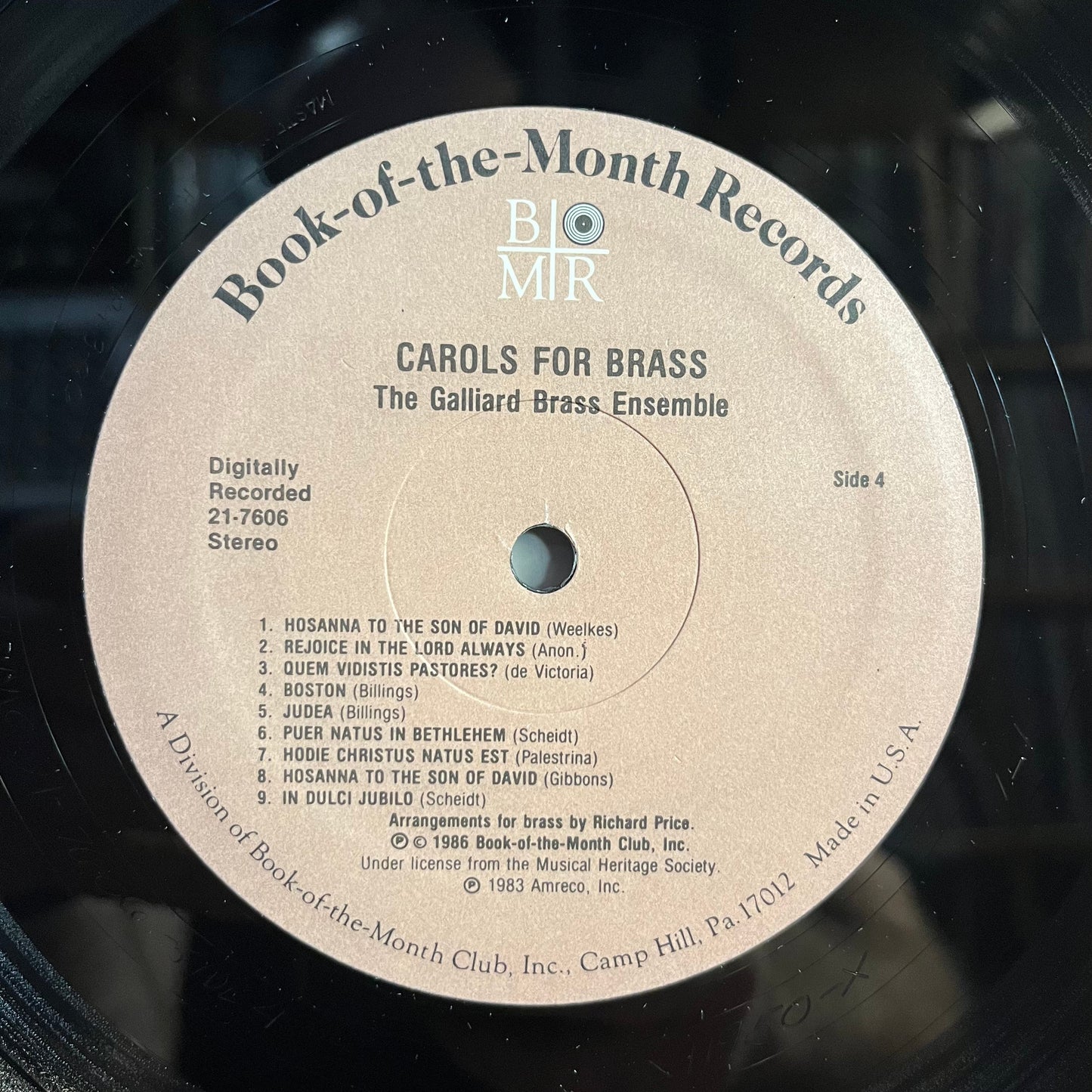 The Galliard Brass - Carols For Brass (3xLP BOX) | Near Mint (NM) Near Mint (NM)-