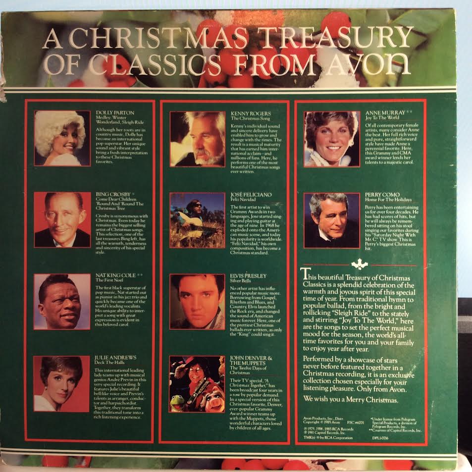 Various - A Christmas Treasury Of Classics From Avon (VINYL) | Near Mint (NM) Near Mint (NM)-