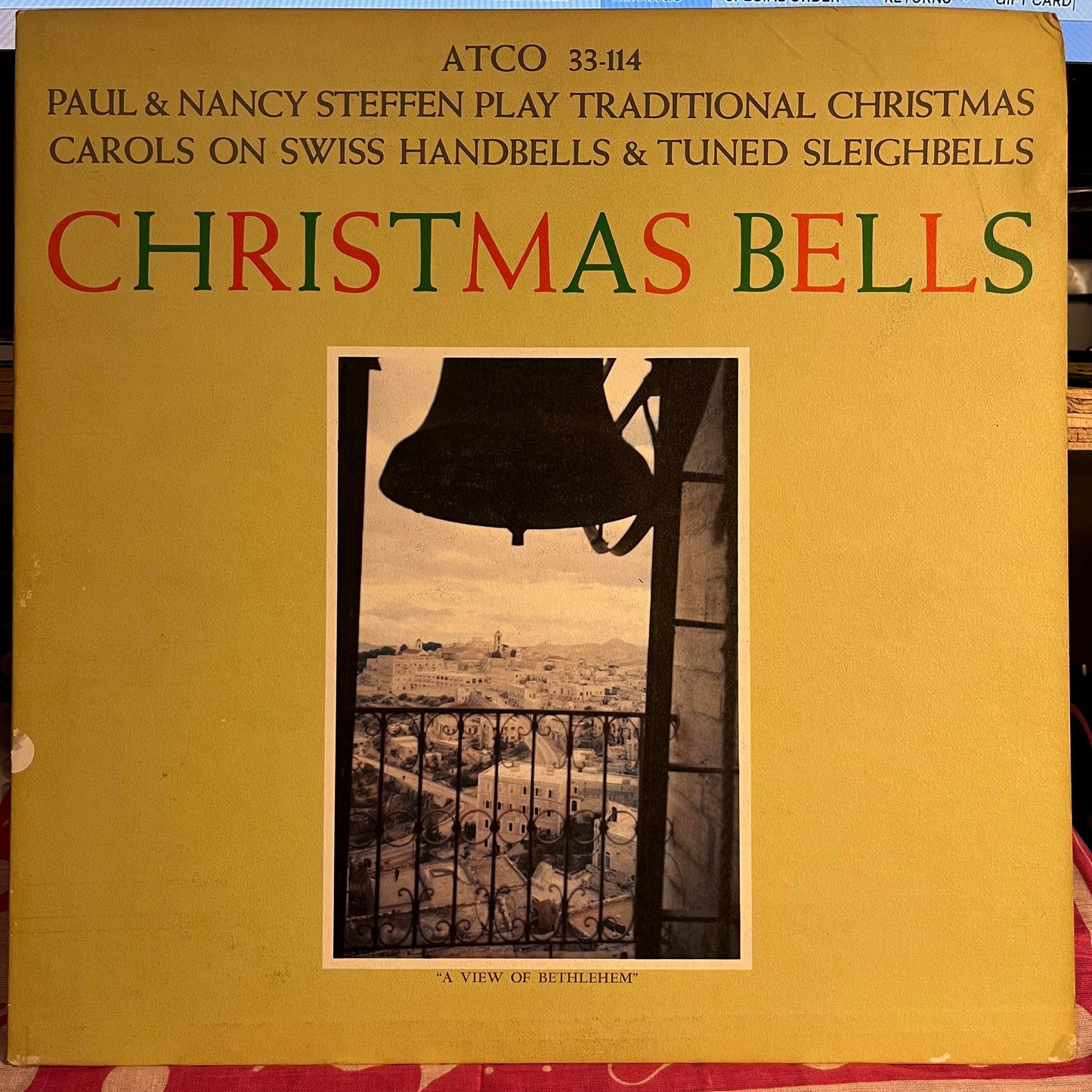 Paul & Nancy Steffen - Christmas Bells | Near Mint (NM) Excellent (EX)-