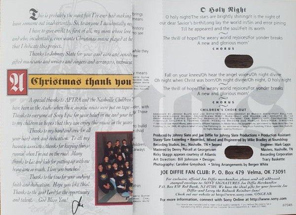 Joe Diffie - Mr. Christmas *CASSETTE* | Near Mint (NM) Near Mint (NM)-
