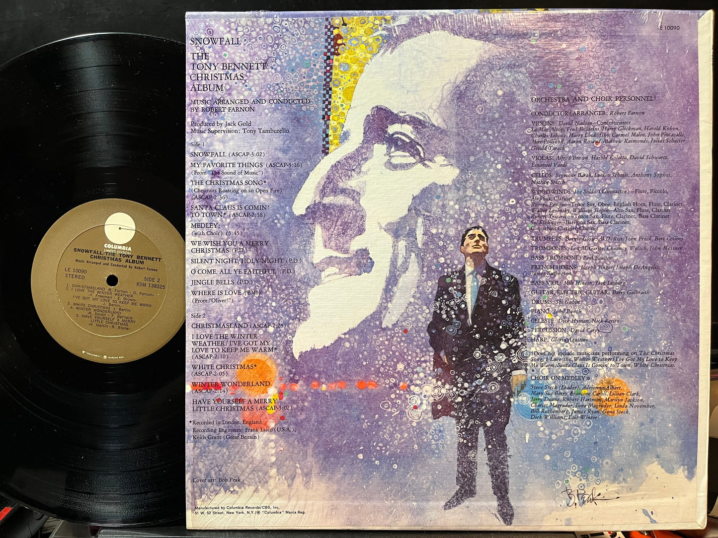 Tony Bennett - Snowfall: The Tony Bennett Christmas Album (VINYL) | Near Mint (NM or M-) Near Mint (NM)-