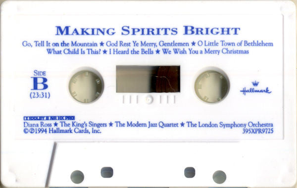 Diana Ross - Making Spirits Bright *CASSETTE* | Near Mint (NM) Near Mint (NM)-