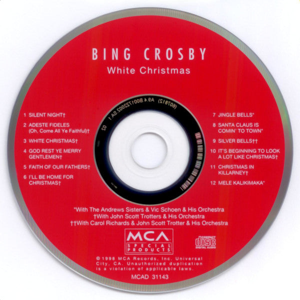 Bing Crosby - White Christmas (CD) | Near Mint (NM) Near Mint (NM)-