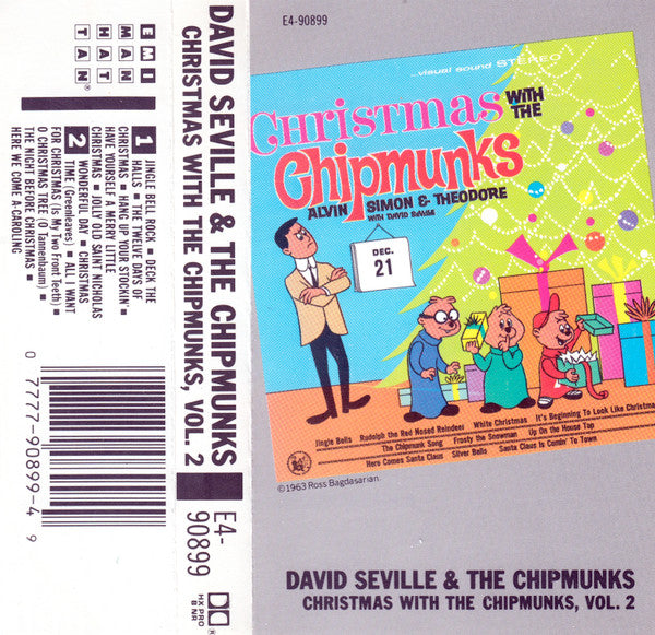 David Seville - Christmas With The Chipmunks, Vol. 2 *CASSETTE* | Near Mint (NM) Very Good (VG)-