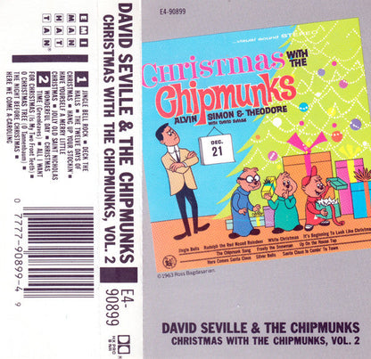 David Seville - Christmas With The Chipmunks, Vol. 2 *CASSETTE* | Near Mint (NM) Very Good (VG)-