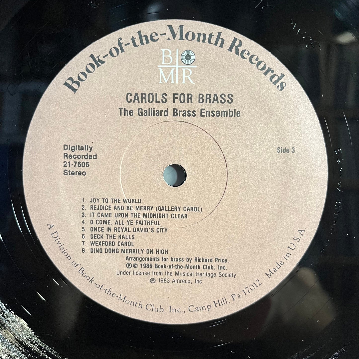 The Galliard Brass - Carols For Brass (3xLP BOX) | Near Mint (NM) Near Mint (NM)-