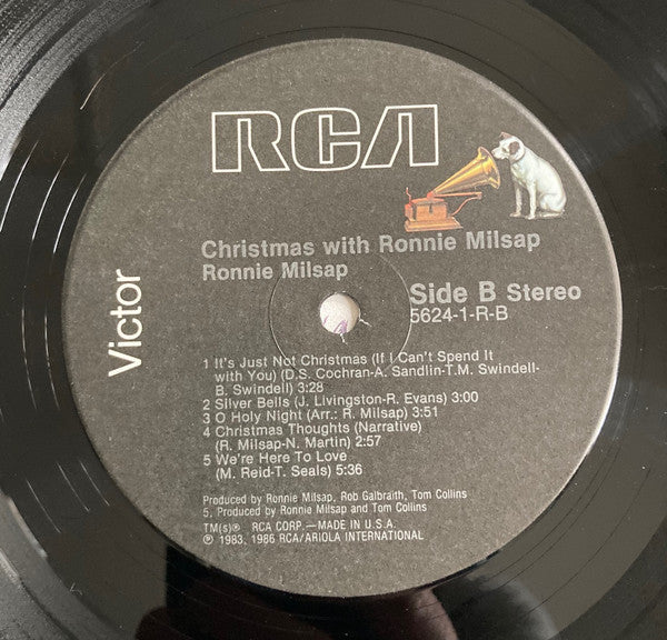 Ronnie Milsap - Christmas With Ronnie Milsap (VINYL) | Near Mint (NM or M-) Near Mint (NM)-