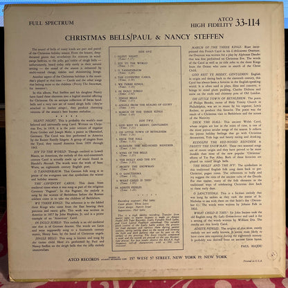 Paul & Nancy Steffen - Christmas Bells | Near Mint (NM) Excellent (EX)-