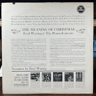 Fred Waring & The Pennsylvanians - The Meaning Of Christmas (VINYL) | Near Mint (NM or M-)-