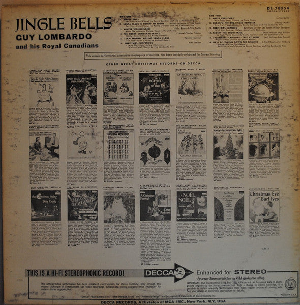 Guy Lombardo And His Royal Canadians - Jingle Bells | Near Mint (NM) Near Mint (NM)-