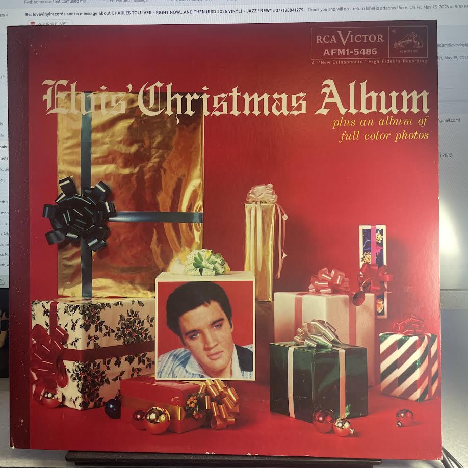 Elvis Presley - Elvis' Christmas Album (VINYL) | Very Good Plus (VG+) Excellent (EX)-