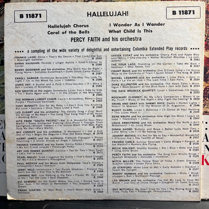 Percy Faith & His Orchestra - Hallelujah! *7"* | Very Good Plus (VG+) Very Good Plus (VG+)-