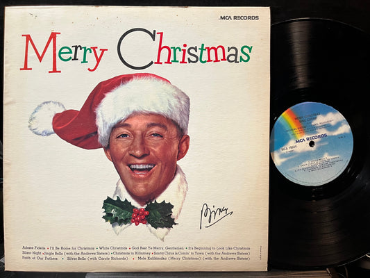 Bing Crosby - Merry Christmas (VINYL LP MCA MCA 15024 1980) | USED Very Good (VG) Very Good Plus Plus (VG++)-