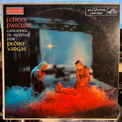 Pedro Vargas - Felices Pascuas - Canciones De Navidad por Pedro Vargas | Very Good (VG) Excellent (EX)-