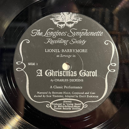 Lionel Barrymore, David Rose & His Orchestra - A Christmas Carol | Very Good (VG) Very Good Plus (VG+)-