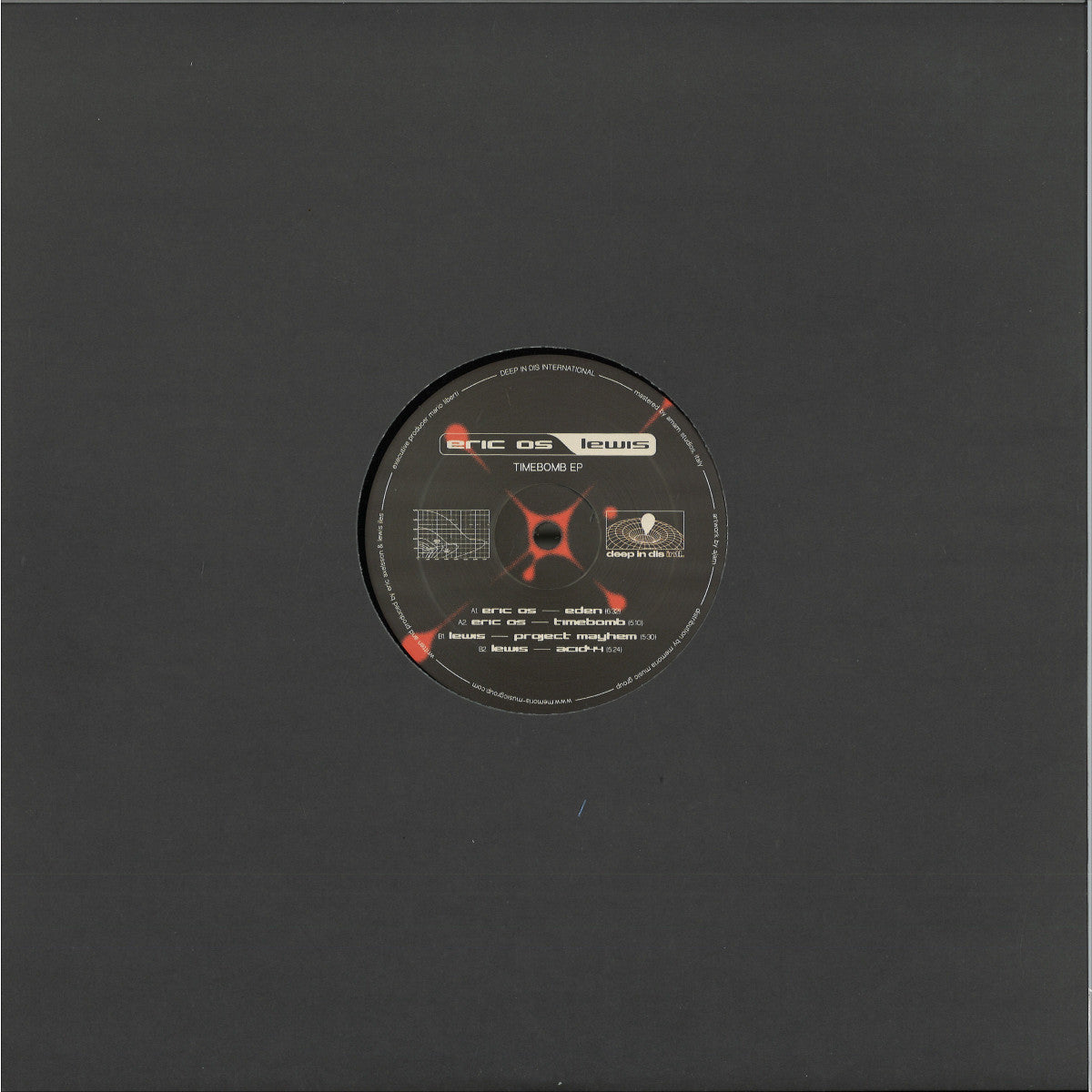 Eric OS / Lewis - Timebomb EP (VINYL 12" Deep in Dis intl. DIDWAX003) | NEW-