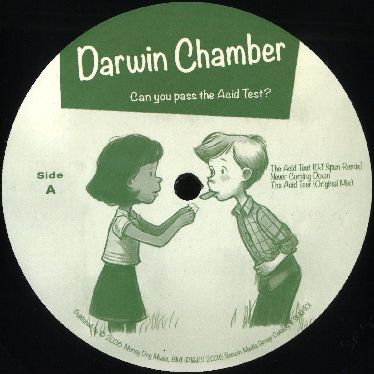Darwin Chamber - Can You Pass The Acid Test? (VINYL 12" Serwin Media Group US SMG101BLACK) | NEW Mint (M) Mint (M)-