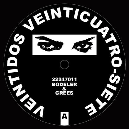 Bodeler & Grees - (PRESALE 08/07/26) 22247011 (VINYL 12" 22Recordings 22247011 2026) | NEW-