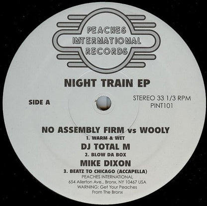 Various - Night Train EP (VINYL) | Good Plus (G+) Generic-