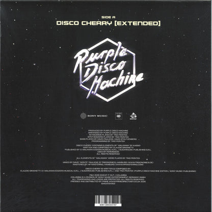 Purple Disco Machine - Disco Cherry (PURPLE CHERRY VINYL 12" SWEAT IT OUT SWEATSV063) | NEW Mint (M) Mint (M)-