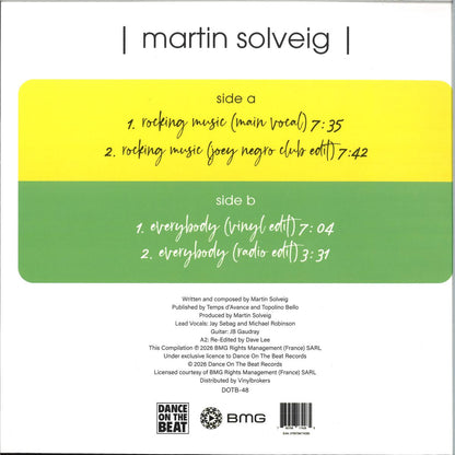 Martin Solveig - Rocking Music / Everybody (YELLOW VINYL 12" Dance On The Beat DOTB-48) | NEW-