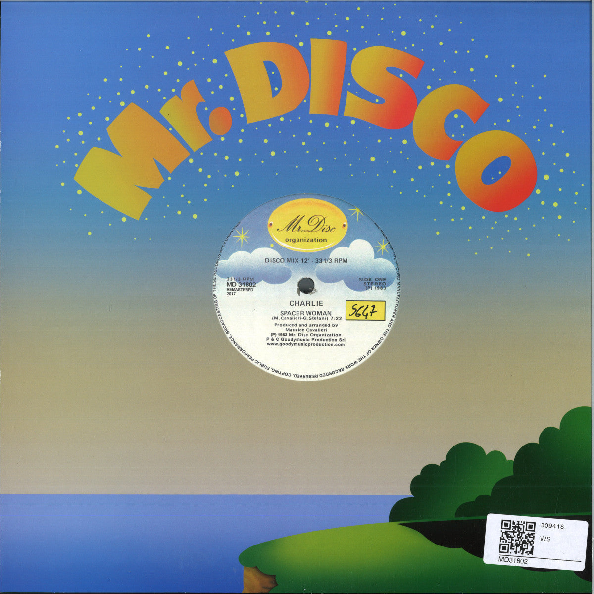 Charlie - Spacer Woman (VINYL 12" MR DISCO MD31802BLACK 2019) | Mint (M) Mint (M)-