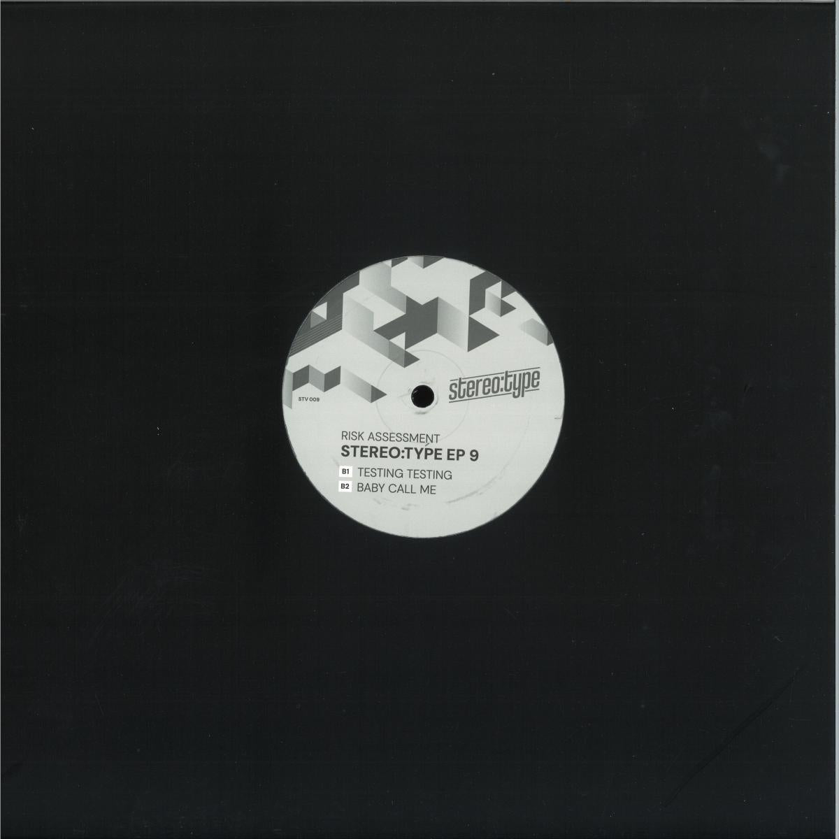 Risk Assessment - (PRESALE 08/12/26) Stereo:type EP 9 (VINYL 12" Stereo:type STV009) | NEW Mint (M) Mint (M)-