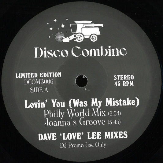 Disco Combine - Lovin' You / How I Love New York (Dave 'Love' Lee Mixes) (VINYL 12" Disco Combine DCOMB006) | NEW Mint (M) Mint (M)-