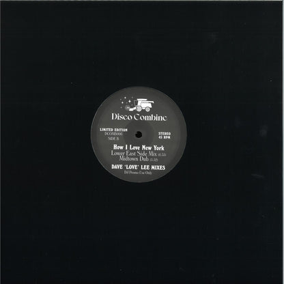 Disco Combine - Lovin' You / How I Love New York (Dave 'Love' Lee Mixes) (VINYL 12" Disco Combine DCOMB006) | NEW Mint (M) Mint (M)-