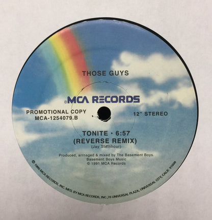 Those Guys - Tonite (PROMO VINYL) |-