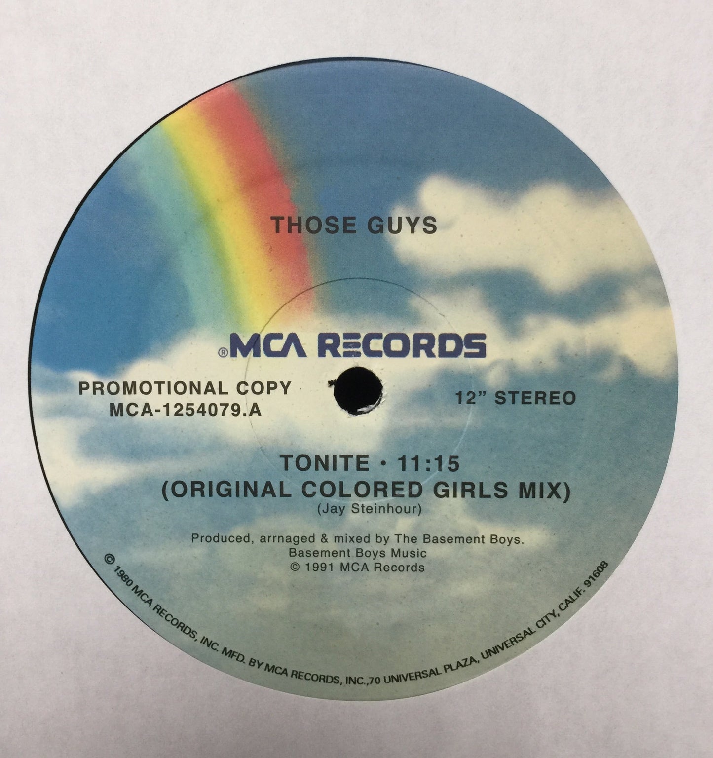 Those Guys - Tonite (PROMO VINYL) |-