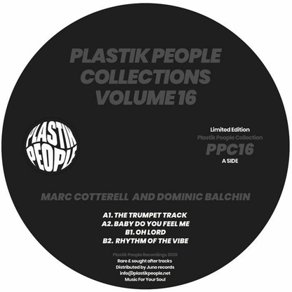 Marc Cotterell / Dominic Balchin - (PRESALE) Plastik People Collections Vol 16 (VINYL) | Mint (M) Mint (M)-