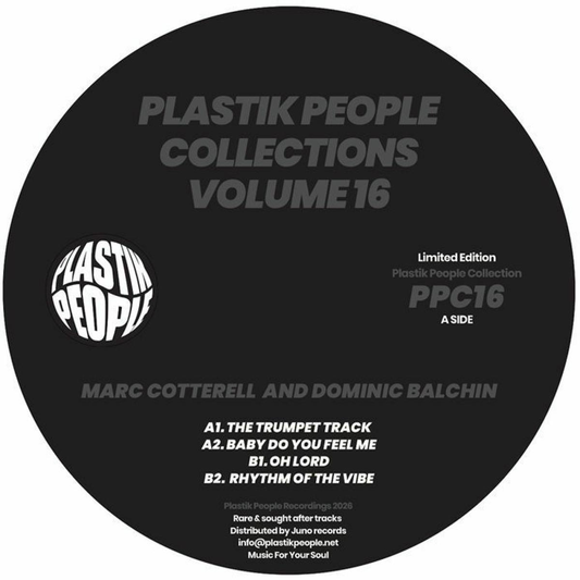 Marc Cotterell / Dominic Balchin - (PRESALE) Plastik People Collections Vol 16 (VINYL) | Mint (M) Mint (M)-